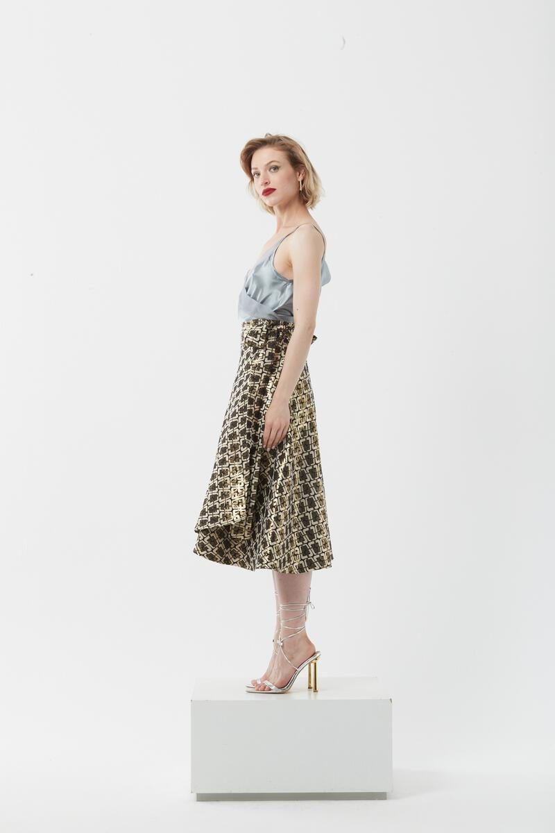 Brocade Iris skirt