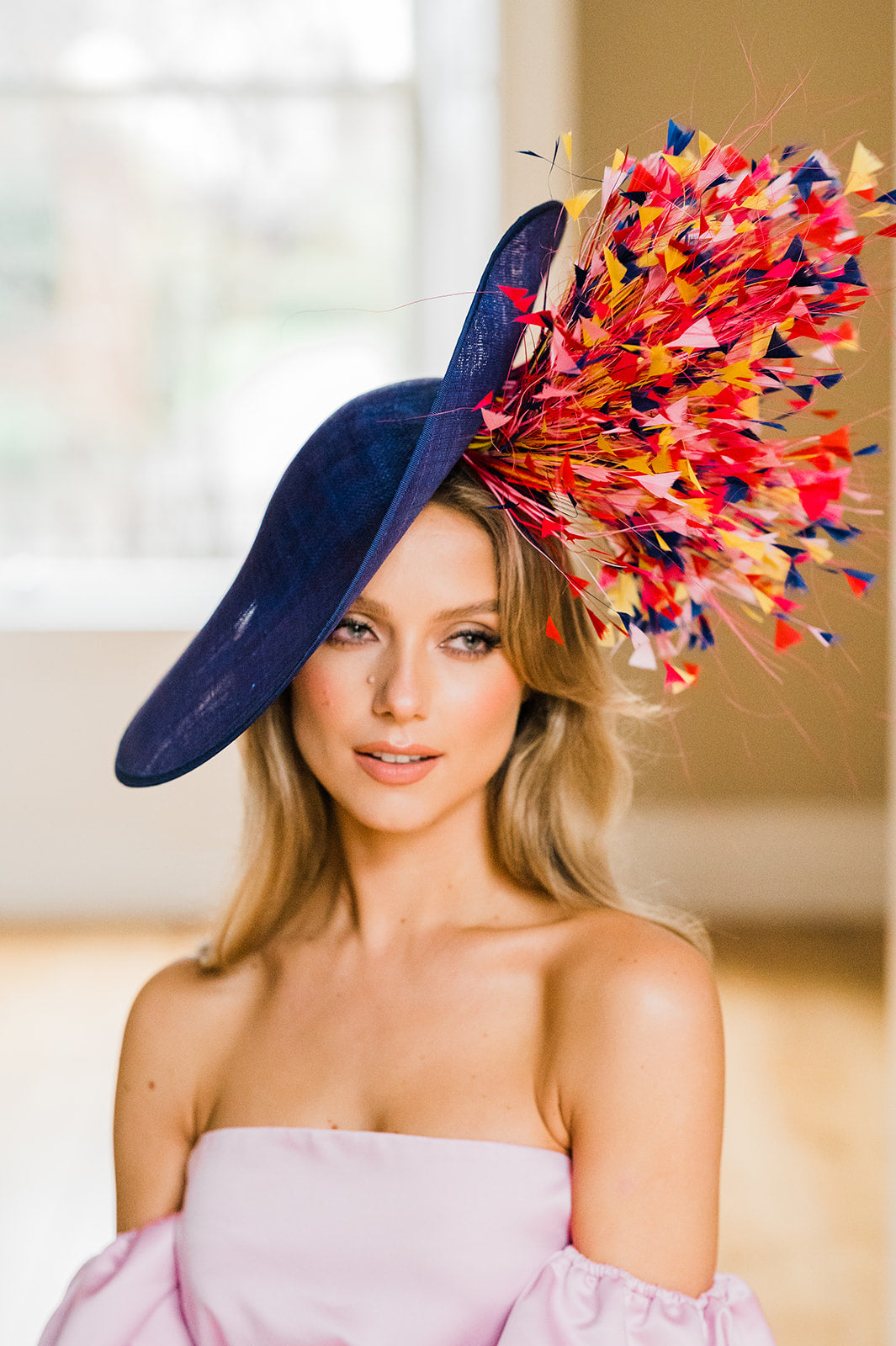 AOIFE HARRISON - BLUE DISC HAT