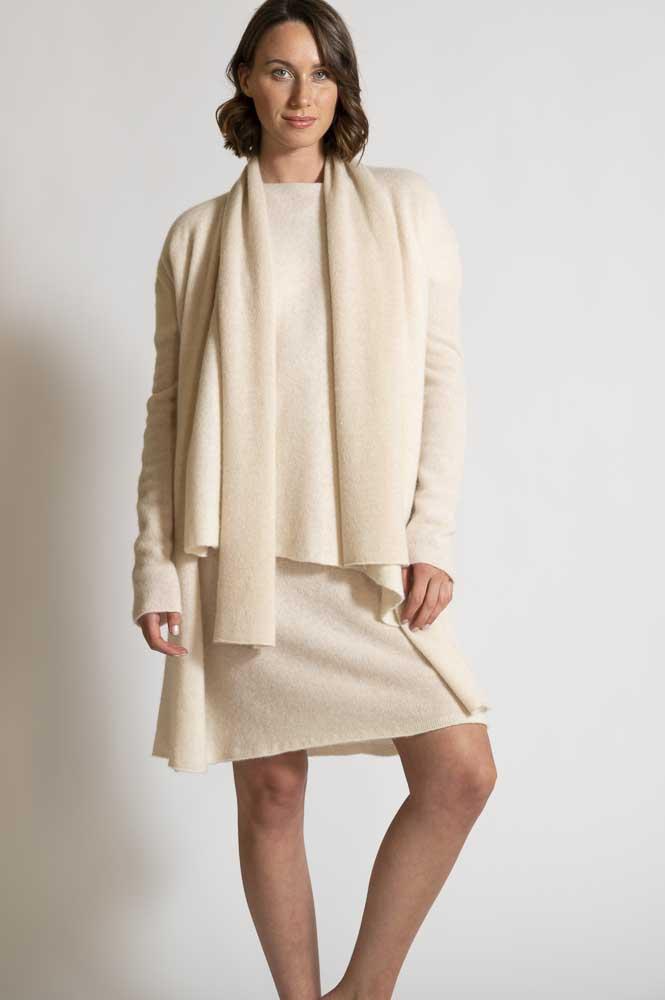 DRESS, SWEATER, CARDIGAN , SCARF IN LUXURY CASHMERE