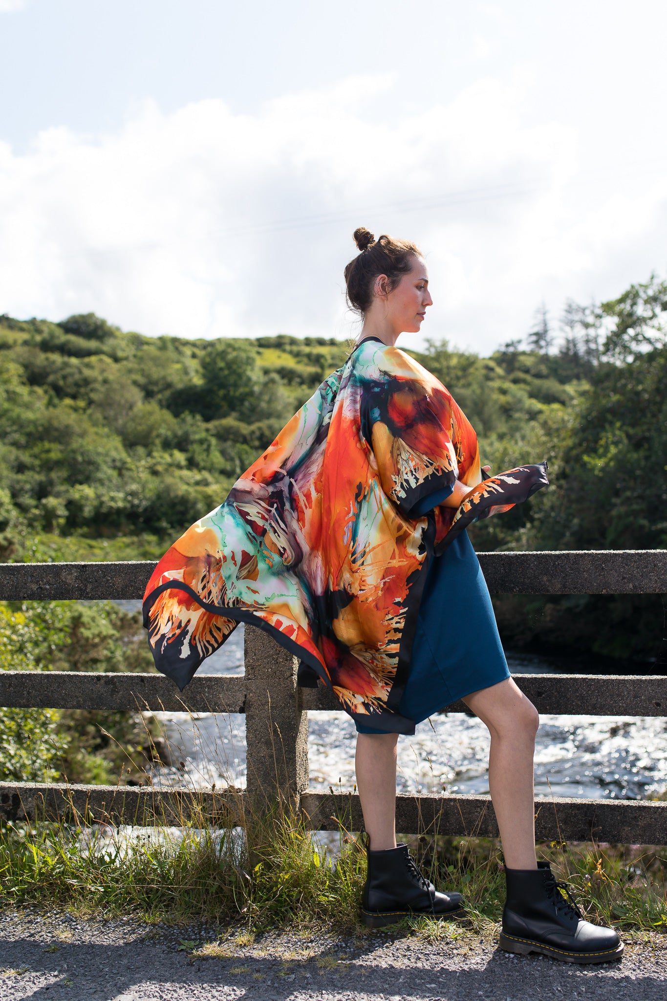 Niamh Daniels - Blossom Silk Kimono