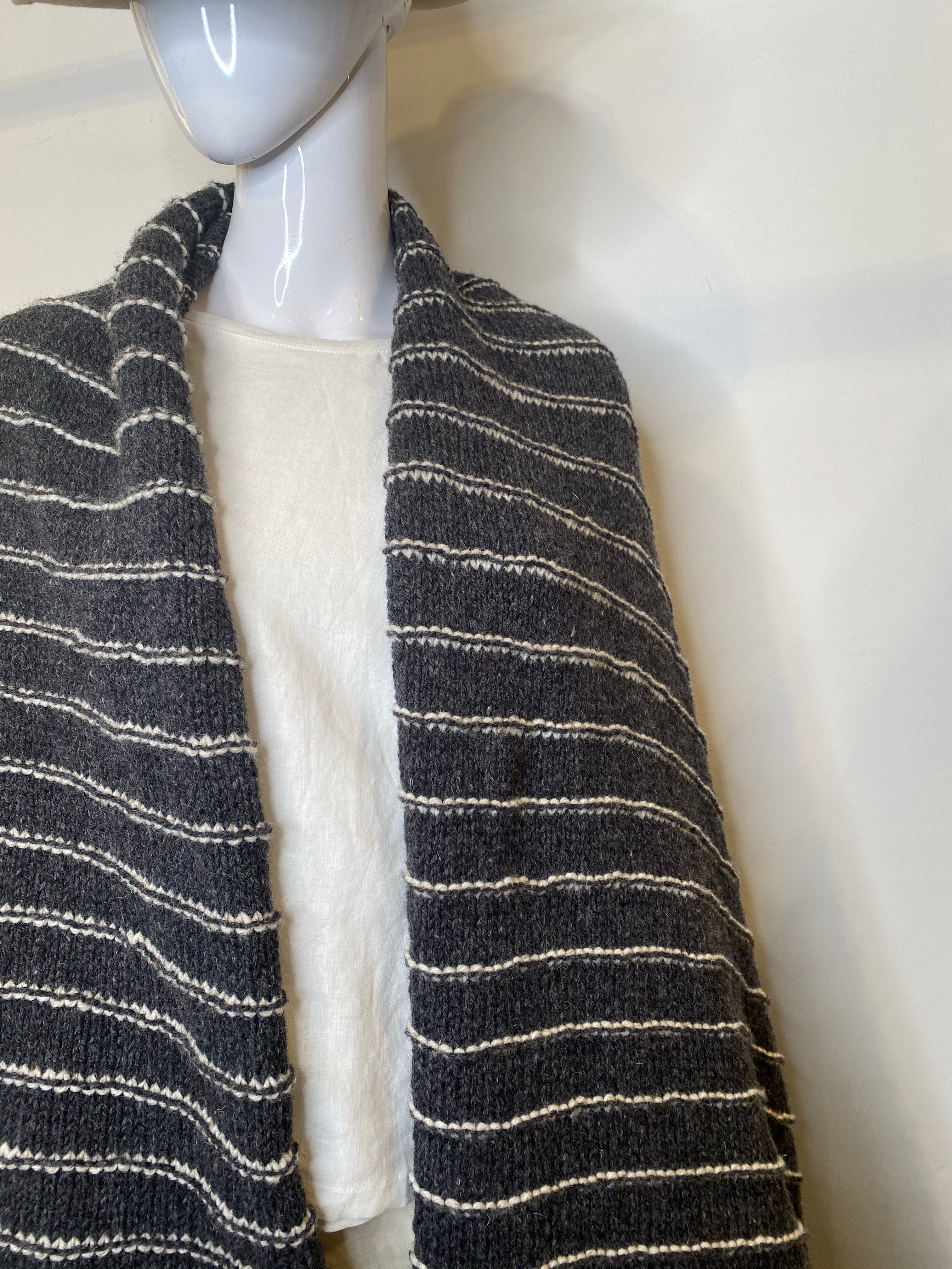 Helle Helsner Charcoal, Grey and Mustard