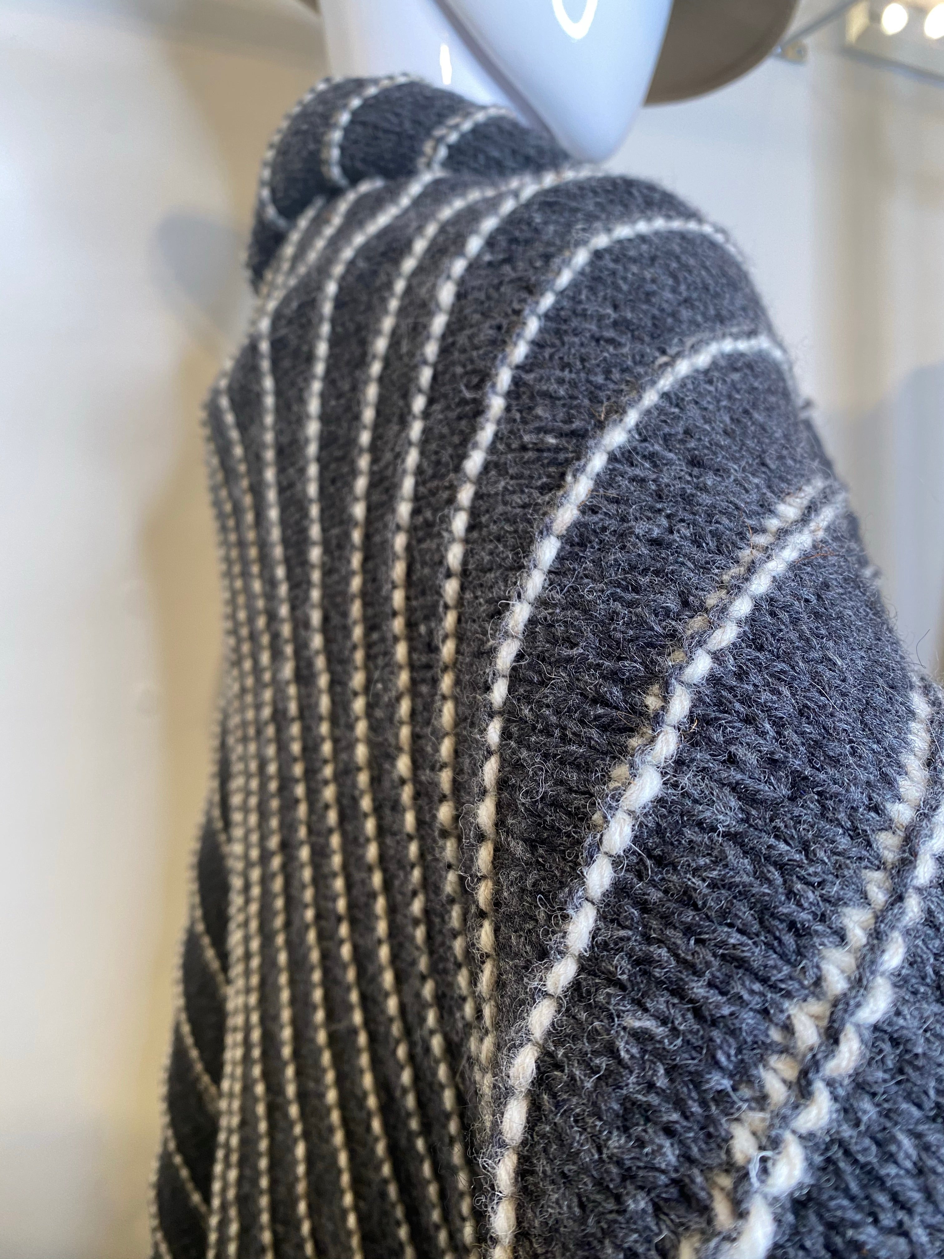 Helle Helsner Charcoal, Grey and Mustard