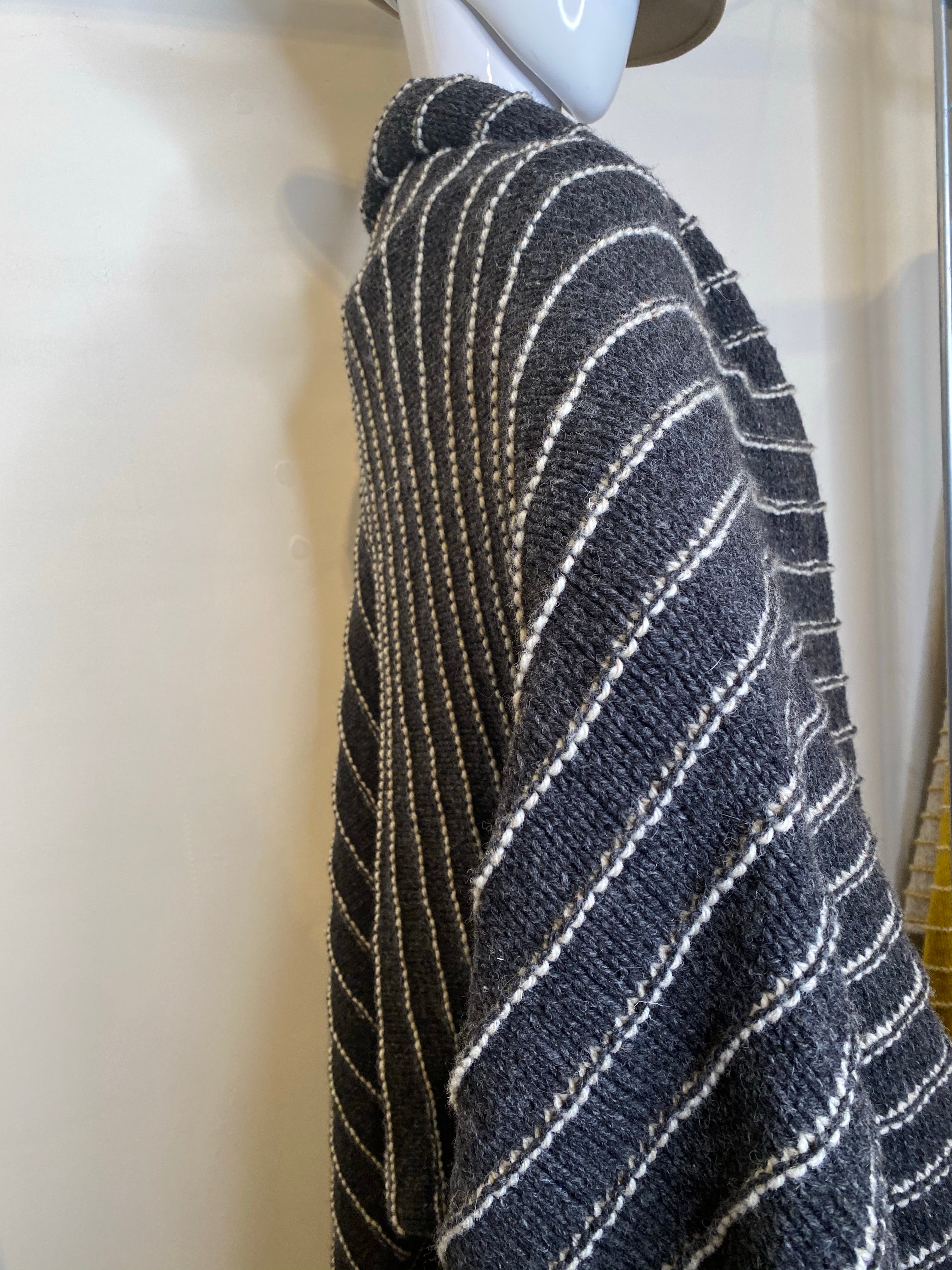 Helle Helsner Charcoal, Grey and Mustard